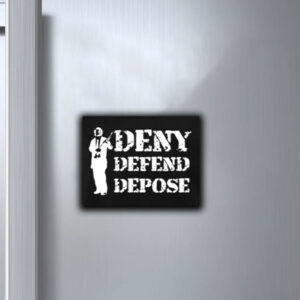 Deny Defend Depose shooting Sticker ,Car Magnet