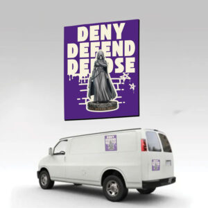 Deny Defend DeposeMatte Sticker