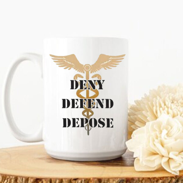 Deny, Defend, and Depose Medical Staff, Rod of Asclepius Mug