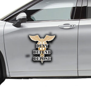 Deny, Defend, and Depose Medical Staff, Rod of Asclepius Sticker ,Car Magnet 6 Deny, Defend, and Depose Medical Staff, Rod of Asclepius Sticker ,Car Magnet