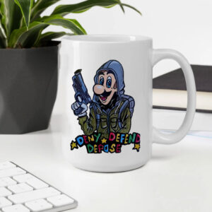 Deny defend depose Luigi the hero Mug