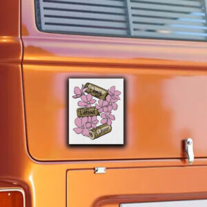 Deny defend depose flowers Sticker ,Car Magnet