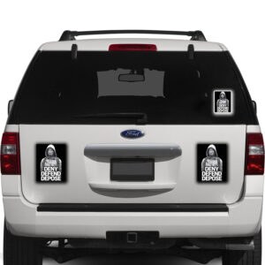 Deny. Defend. Depose. Sticker ,Car Magnet