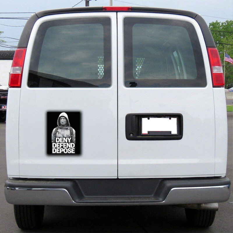 Deny. Defend. Depose. Sticker ,Car Magnet 9 Deny. Defend. Depose. Sticker ,Car Magnet