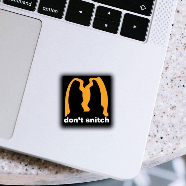 Don't Snitch ,Deny Defend Depose Sticker ,Car Magnet