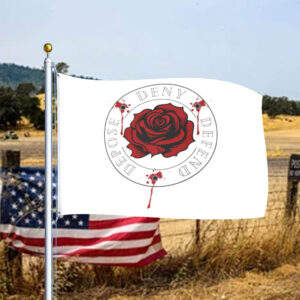 Flower Deny Defend Depose Flag