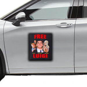 Free Luigi Deny Defend Depose By Tyler McFadden Sticker ,Car Magnet
