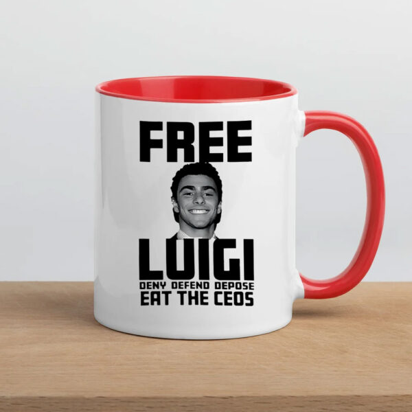 Free Luigi Deny Defend Depose Eat The Ceos Mug