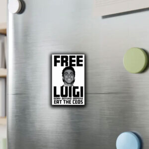 Free Luigi Deny Defend Depose Eat The Ceos Sticker ,Car Magnet