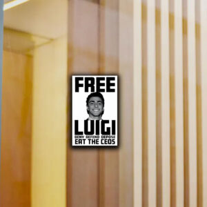 Free Luigi Deny Defend Depose Eat The Ceos Sticker ,Car Magnet