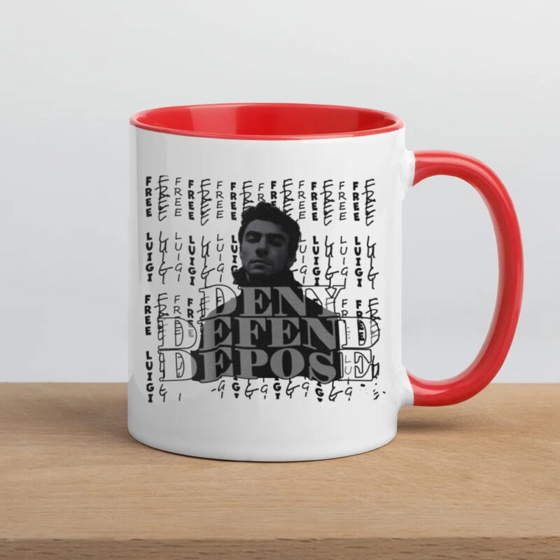 Free Luigi - Deny Defend Depose Graphic Mug 11 Free Luigi - Deny Defend Depose Graphic Mug