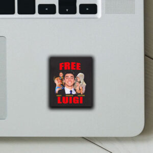 Free Luigi Deny Defend Depose Sticker