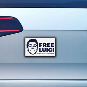 Free Luigi Mangione Deny Defend Depose Sticker ,Car Magnets