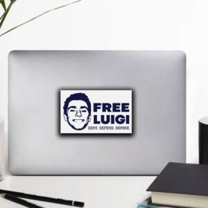 Free Luigi Mangione Deny Defend Depose Sticker ,Car Magnets