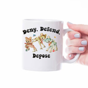 Funny Offensive Deny Defend Depose Mug