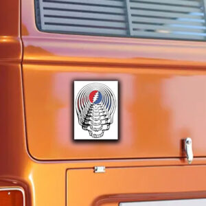 Grateful Dead Sound Waves Sticker ,Car Magnet