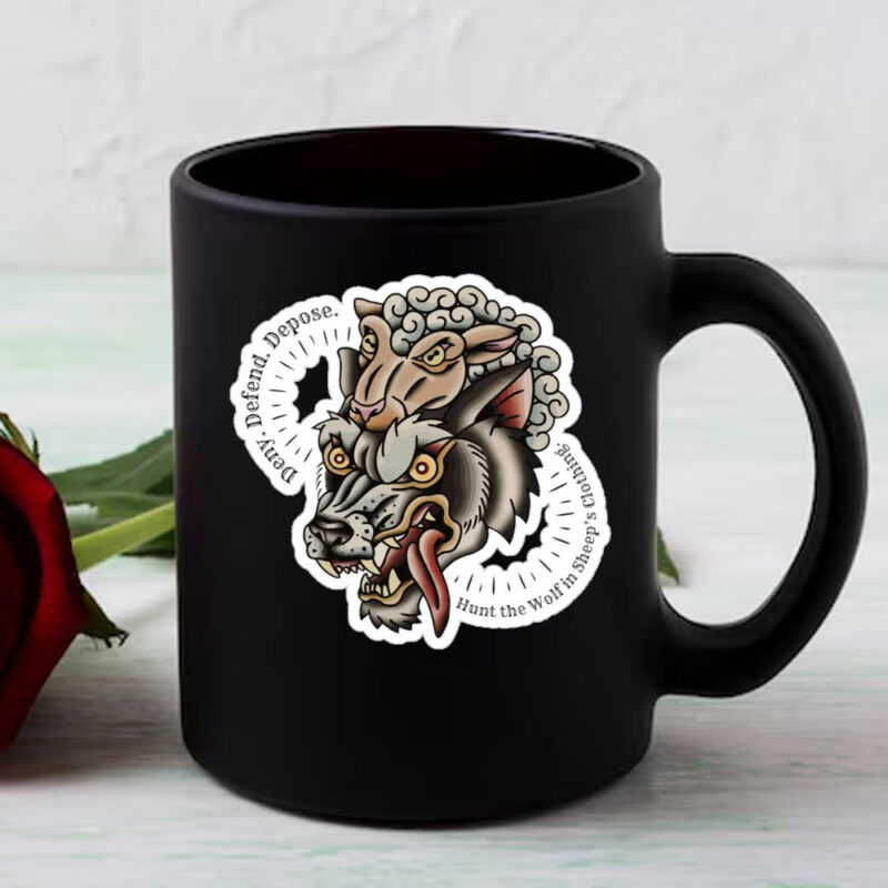 Hunt the Wolf in Sheep's Clothing Deny. Defend. Depose. Mug 10 Hunt the Wolf in Sheep's Clothing Deny. Defend. Depose. Mug