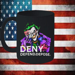 Joker Delay Deny Depose CEO Assassination Mug