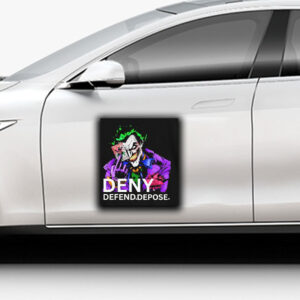Joker Delay Deny Depose CEO Assassination Sticker ,Car Magnet 7 Joker Delay Deny Depose CEO Assassination Sticker ,Car Magnet