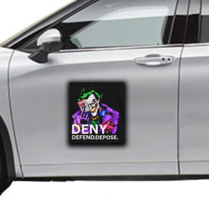 Joker Delay Deny Depose CEO Assassination Sticker ,Car Magnet 6 Joker Delay Deny Depose CEO Assassination Sticker ,Car Magnet