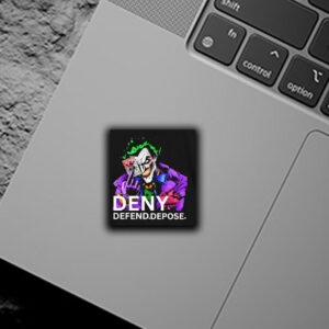 Joker Delay Deny Depose CEO Assassination Sticker ,Car Magnet 5 Joker Delay Deny Depose CEO Assassination Sticker ,Car Magnet