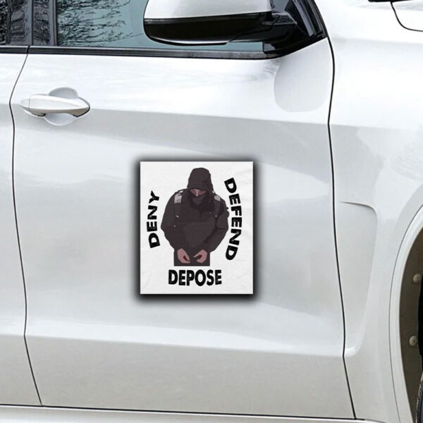 Liberty and Justice Deny Defend Depose Sticker ,Car Magnet