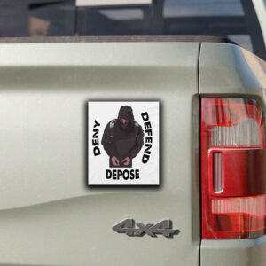 Liberty and Justice Deny Defend Depose Sticker ,Car Magnet