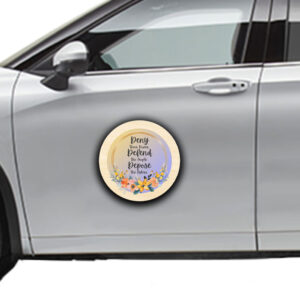 Live Laugh Love Flowers ,Deny Defend Depose Sticker ,Car Magnet