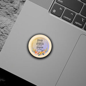 Live Laugh Love Flowers ,Deny Defend Depose Sticker ,Car Magnet