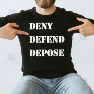 Luigi Mangione Deny Defend Depose Limited Edition T-Shirt