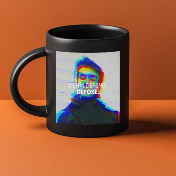 Luigi Mangione Deny Defend Depose Mug