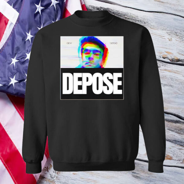 Luigi Mangione Deny Defend Depose Shirt ,Sweatshirt ,Hoodie