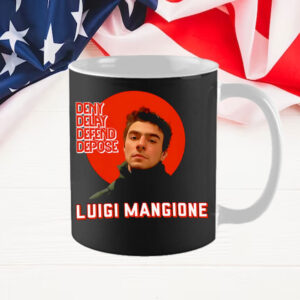 Luigi Mangione Deny Delay Defend Depose Deflect Manifesto free Luigi Mug