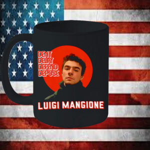 Luigi Mangione Deny Delay Defend Depose Deflect Manifesto free Luigi Mug