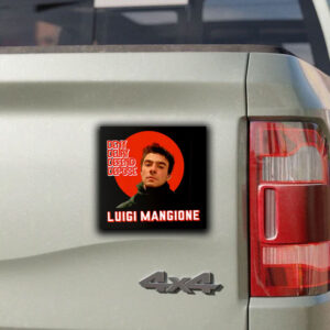 Luigi Mangione Deny Delay Defend Depose Deflect Manifesto free Luigi Sticker ,Car Magnet