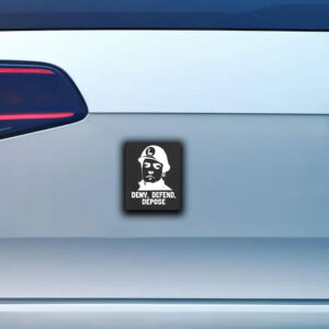 Luigi Mangione Super Mario hat Deny Defend Depose Sticer ,Car Magnet