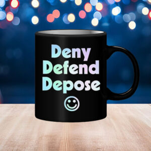 Luigi deny defend depose icon Mug