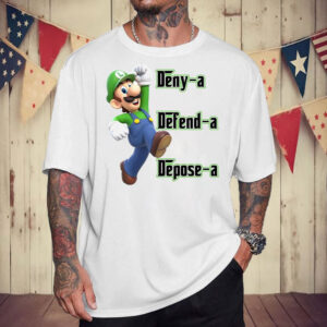 Mario Deny Defend Depose T-Shirt