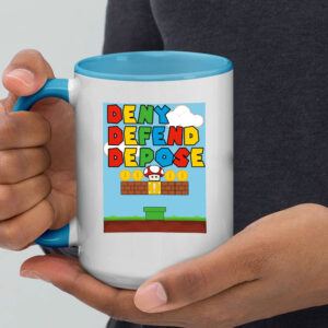 Mario Deny. Defend. Depose. Mug