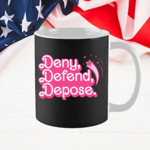 Offcial Deny Defend Depose Pink Mug 5 Offcial Deny Defend Depose Pink Mug