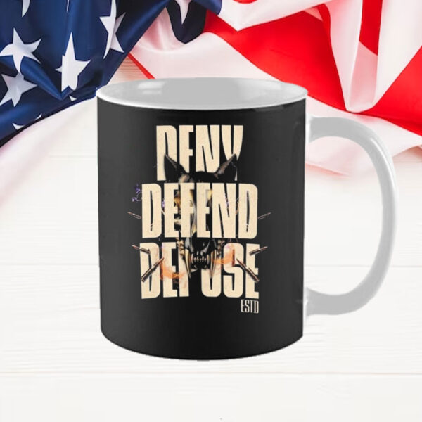 Official Deny Defend Depose Healthcare Corruption Activism USA Insurance Protest Jumper Estd Mug