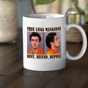 Official Free luigi Mangione Deny, Defend, Depose Mug