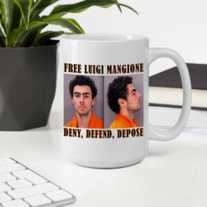 Official Free luigi Mangione Deny, Defend, Depose Mug 6 Official Free luigi Mangione Deny, Defend, Depose Mug