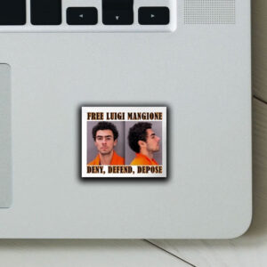 Official Free luigi Mangione Deny, Defend, Depose Sticker 5 Official Free luigi Mangione Deny, Defend, Depose Sticker