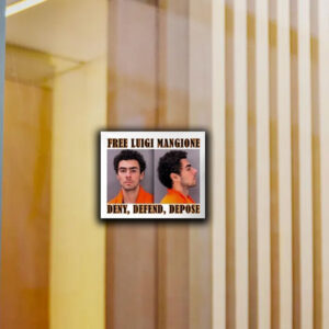 Official Free luigi Mangione Deny, Defend, Depose Sticker 7 Official Free luigi Mangione Deny, Defend, Depose Sticker