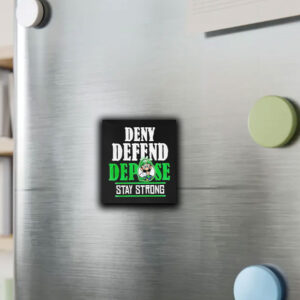 Official Super Mario Deny Depend Depose Stay Strong Sticker ,Car Magnet