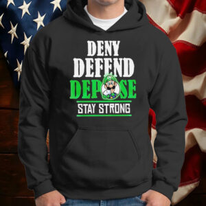 Official Super Mario Deny Depend Depose Stay Strong T-Shirt