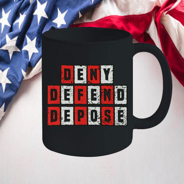 Protest Anti Capitalist Message – Deny Defend Depose Mug