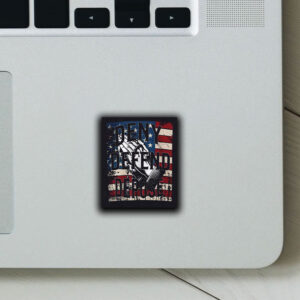 Retro 90s Deny Defend Depose American Flag Sticker ,Car Magnet