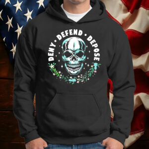 Skullcap ,DENY DEFEND DEPOSE T-Shirt